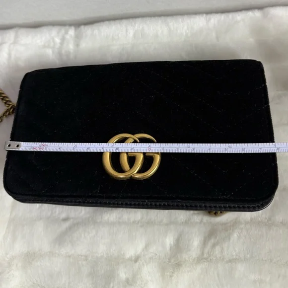Black GG Chain Wallet - Picture 8 of 15